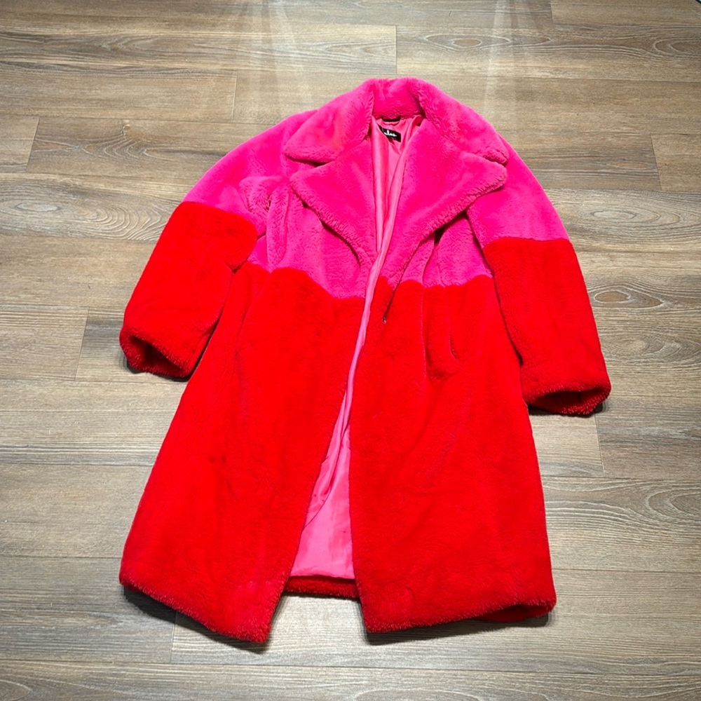 Pink & Red Faux Fur from Lulus